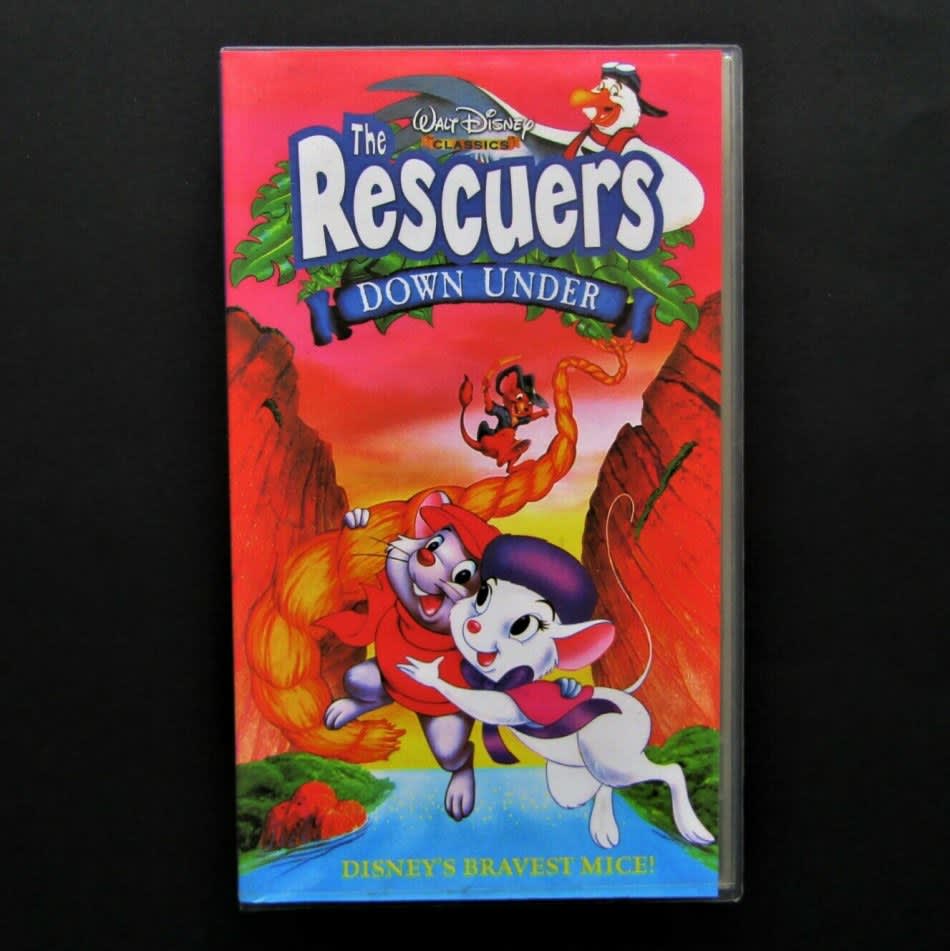 Movies The Rescuers Down Under Walt Disney Vhs Tape Was