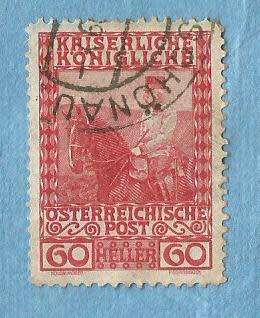 Austria Austria 1908 60th Anniv Reign Of Emperor Joseph 1 1 Used