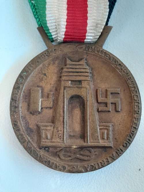 World War 2 WW2 Italian German African Campaign Medal For Sale In