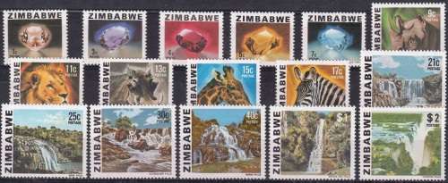 Zimbabwe Rhodesia Nyasaland Zimbabwe Definitive Issue Full