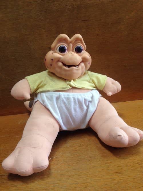 baby sinclair stuffed animal