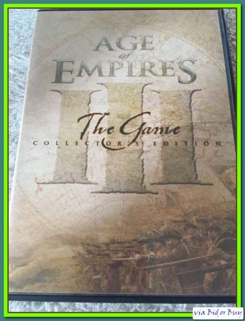 Games Pc Cd Age Of Empires Iii The Game Collectors Edition Was