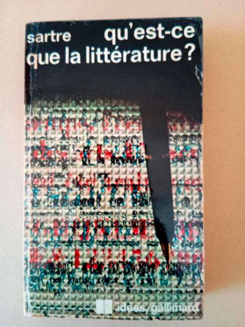 French Books Qu est ce que la littérature Jean Paul Sartre for sale