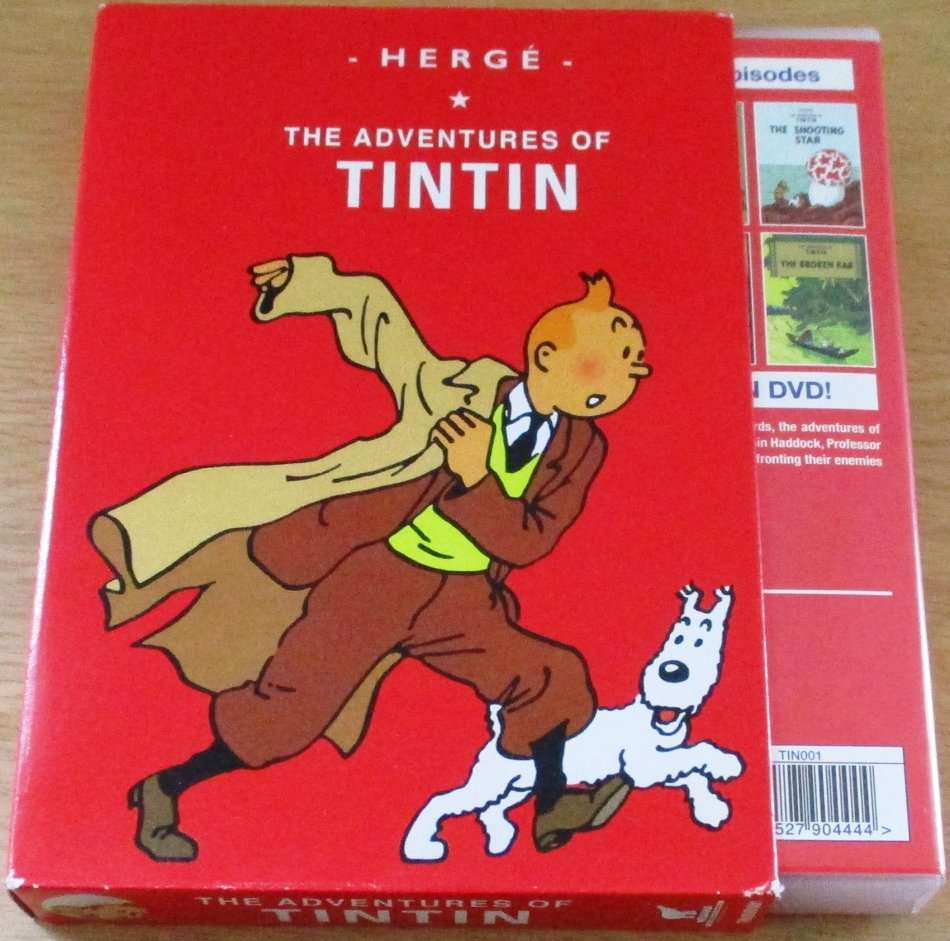 TV Series THE ADVENTURES OF TINTIN RED BOX 5xDVD BOX SET DVD BOX 1