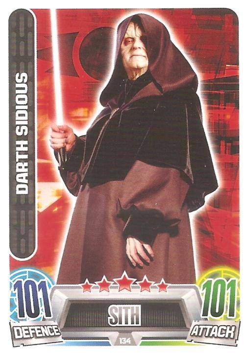 Trading Cards STAR WARS 2013 FORCE ATTAX MOVIE SERIES 2 DARTH