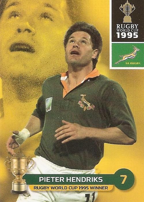 2011 RUGBY WORLD CUP COLLECTION - <b>PIETER HENDRIKS</b> 202 BASE CARD - 1336017_110707201233_202
