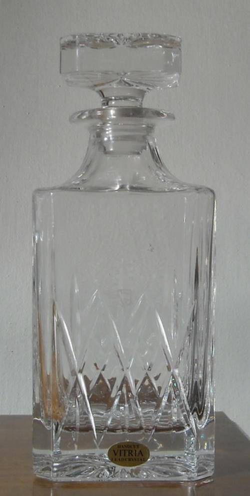 Decanters Handcut Vitria Lead Crystal Decanter was sold for 200.00 on