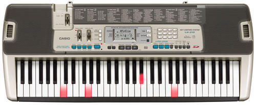 CASIO LK-215 Key Lighting Keyboard + Pedal + Mic + Stand