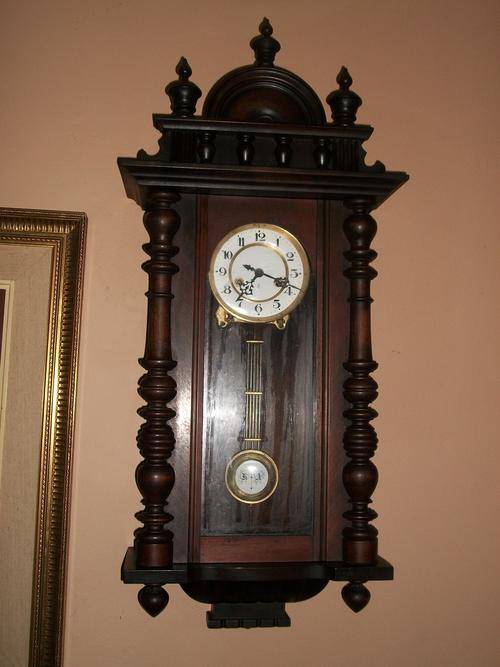 Cuckoo & Wall Clocks GUSTAV BECKER WALL CLOCK was sold for R6,000.00