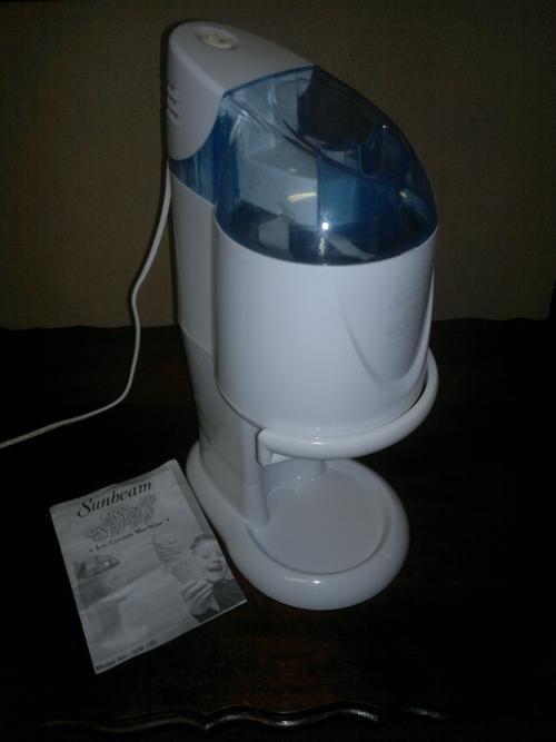 Sunbeam Ice Cream Maker User Manual
