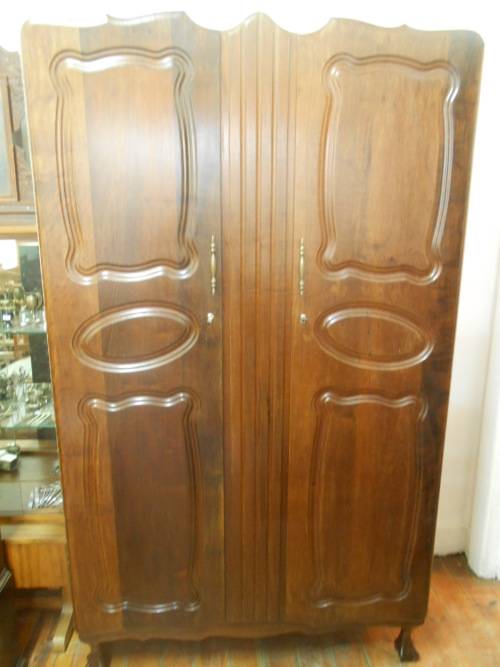 Cupboards Vintage Imbuia Cupboard / Wardrobe (Restored) was sold for