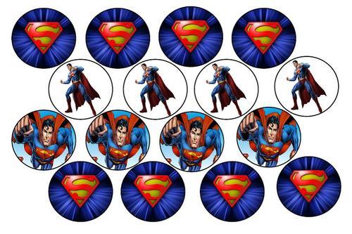 Cake Decorating Superman Edible Picture Cupcake Toppers Was Sold For R On Dec At