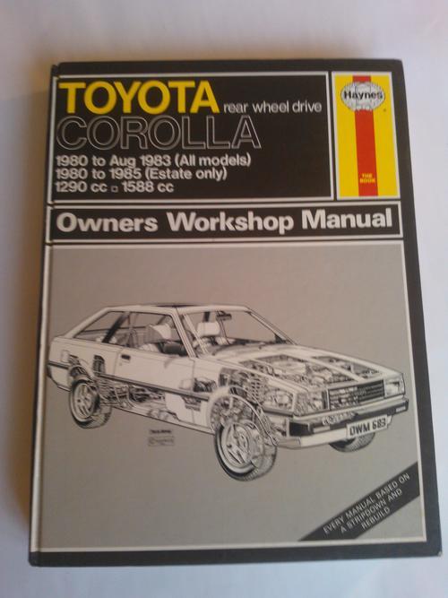 1985 toyota corolla workshop manual #5