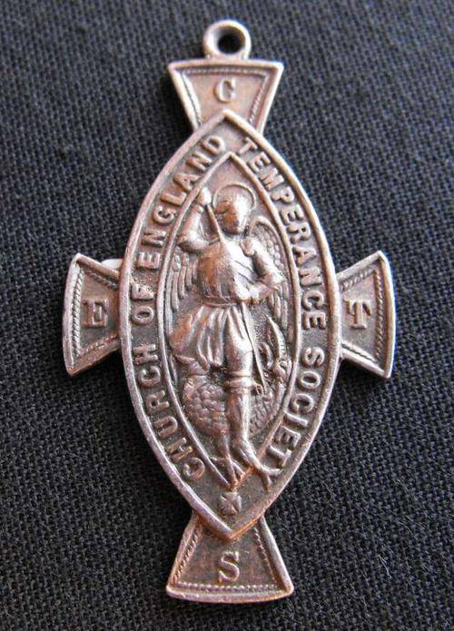 Medallions OLD CHURCH OF ENGLAND TEMPERANCE SOCIETY MEDAL was sold