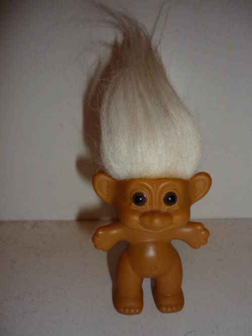 Other Collectable Toys Cute White Haired Troll 8cm Tall Was Sold