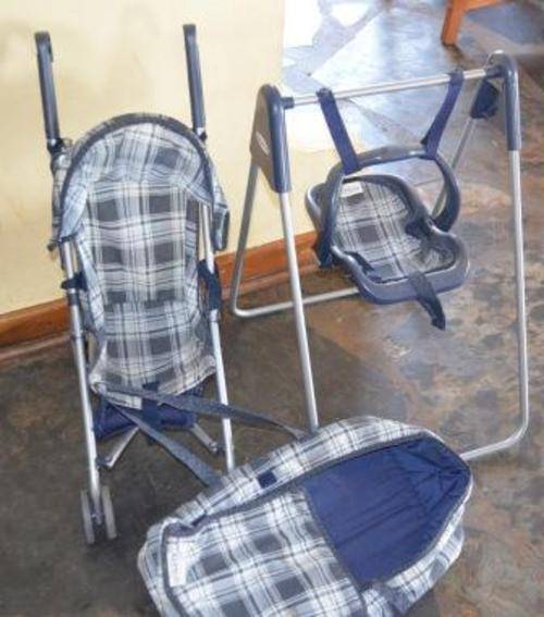 Prams & Strollers Doll Playset from Graco Baby swing with baby seat, Stroller, Baby Carrier