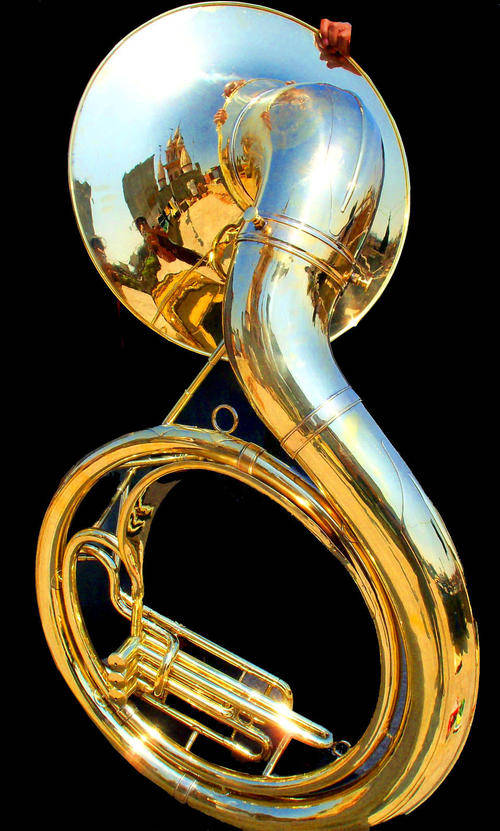 Brass ORIGINAL BRASS FINISH BBb Zweiss GIANT 24inch FULLSIZE, FULLBRASS