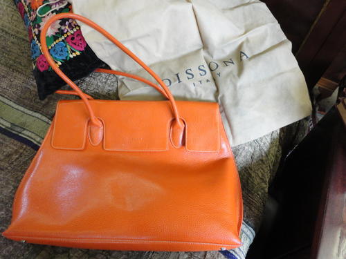 Dissona Italy Vintage Leather Handbag
