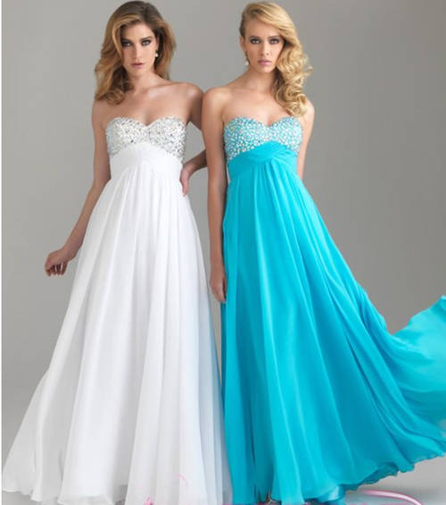 Formal Dresses *Salel* Sequined Chiffon Long Dress / Matric