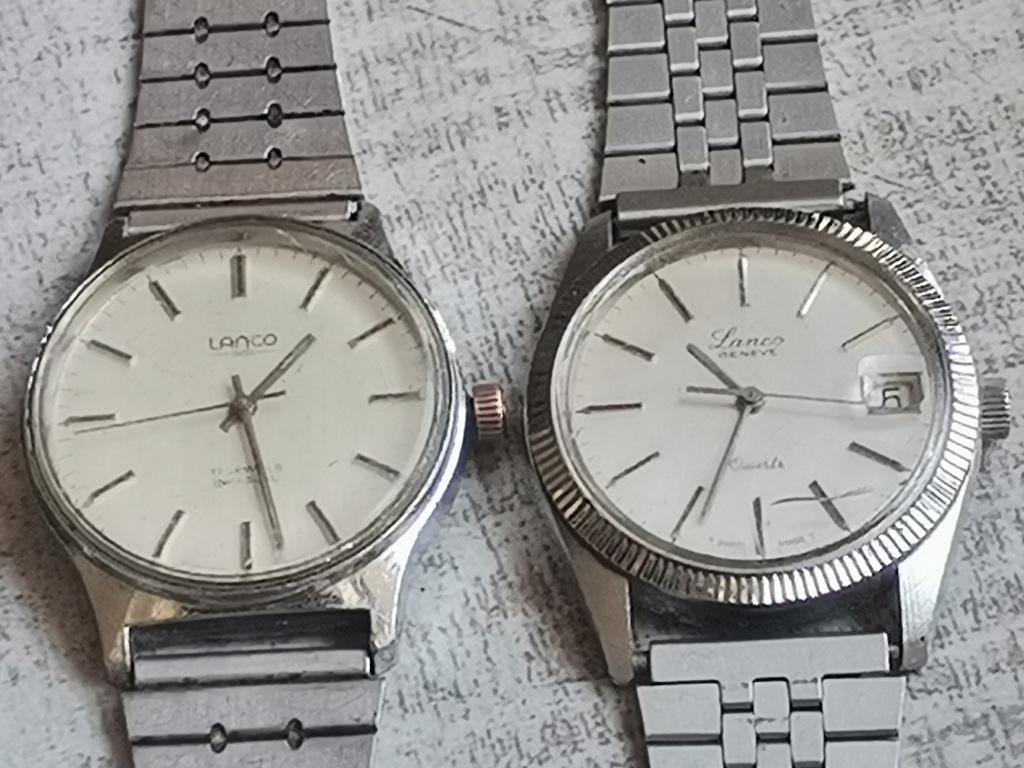 Men S Watches MENS VINTAGE LANCO WATCH SET BIDDING FOR BOTH Was