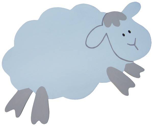 Wall Decor - Leaping Lamb Cut-Out / Large was sold for R35.00 on 24 Mar