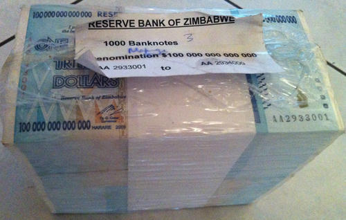 Africa Zimbabwe 100 Trillion Dollars Aa Prefix Uncirculated 50 Zimbabwe 100 Trillion Dollars Aa Prefix Uncirculated 50 Banknotes
