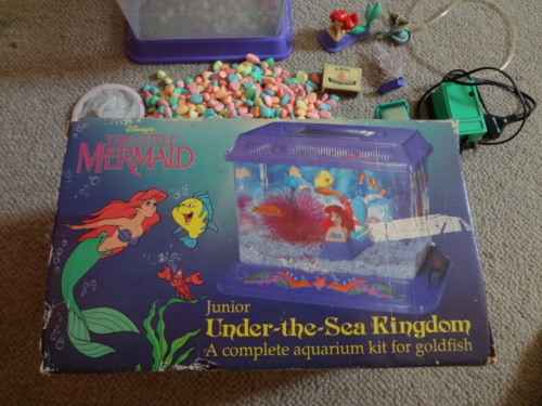 Other Garden, Patio & Pets - Small fish tank - Disney The little mermaid -  Junior Under the Sea Kingdom-aquarium kit for goldfish was sold for R40.00  on 29 Apr at 20:03