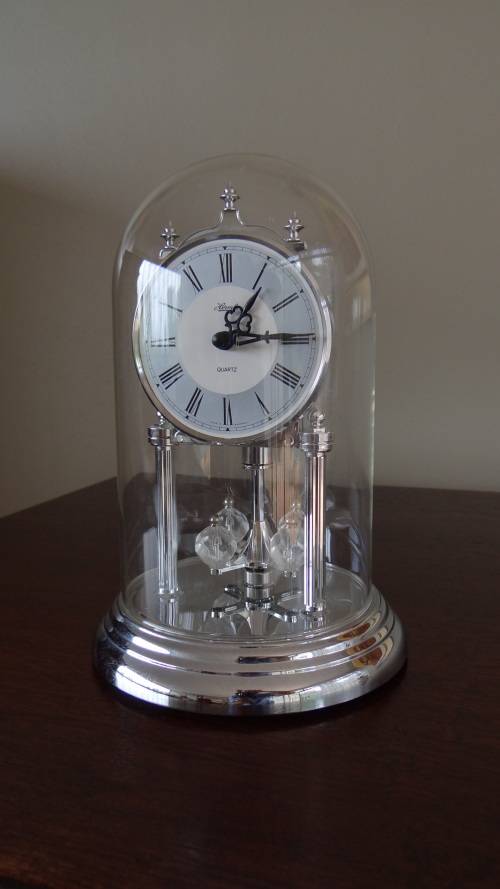 Clocks Hermle Glass Dome Mantel Clock was listed for R50.00 on 30 Nov