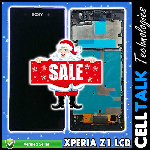 LCD Screens Sony Xperia Z1 LCD + Digitizer + Frame BLACK DIY was