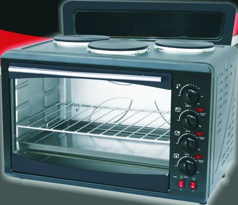 Hobs, Stoves & Ovens - Sunbeam 45L 3 Plate Compact Oven