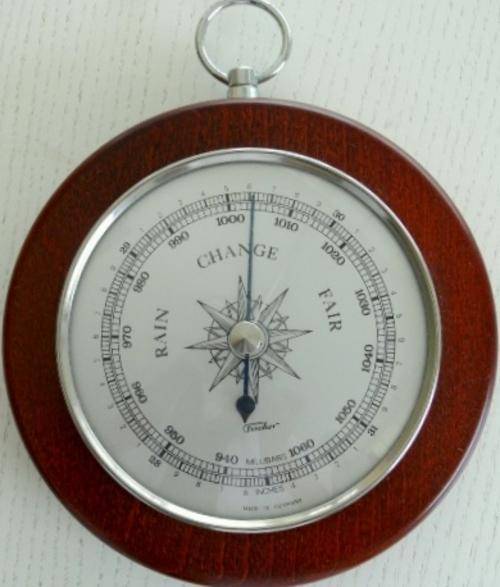 Barometers & Thermometers FISCHER BAROMETER,GERMANY,EXCELL.COND