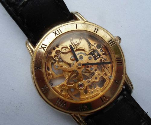 Accurist on sale skeleton watch