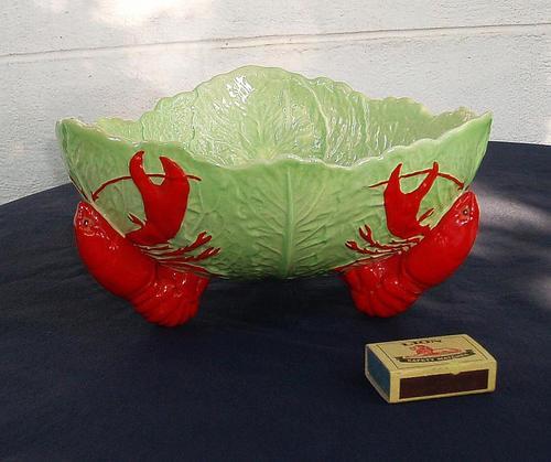 carlton ware lobster salad bowl and servers