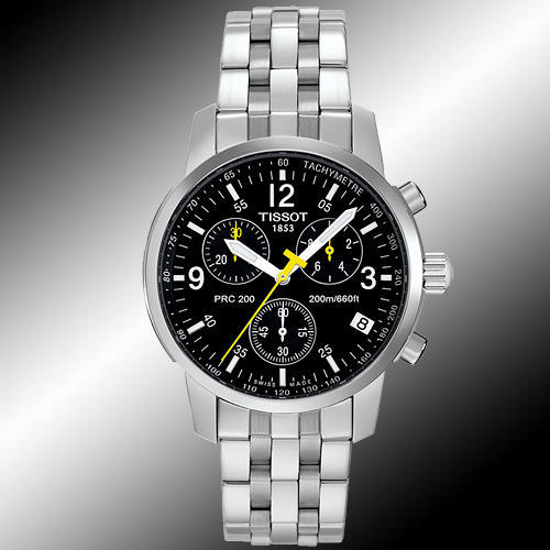 Men s Watches Tissot Men s PRC 200 Chronograph Watch IN STOCK