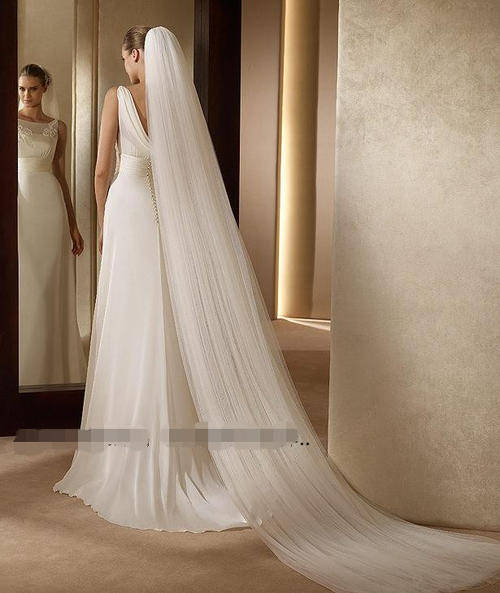 Bridal Veils 3 Meters 3 Layer Bride's Veil was sold for R389.00 on 14