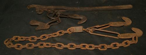 antique barbed wire fence stretcher