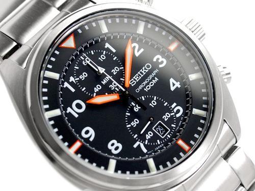 seiko chronograph orange