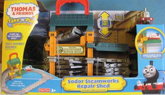 Sodor steamworks best sale repair shed