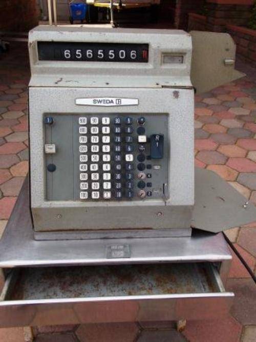 Other Antiques & Collectables VINTAGE SWEDA CASH REGISTER was sold