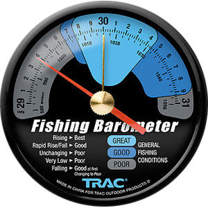 trac outdoor t3002 fishing barometer 