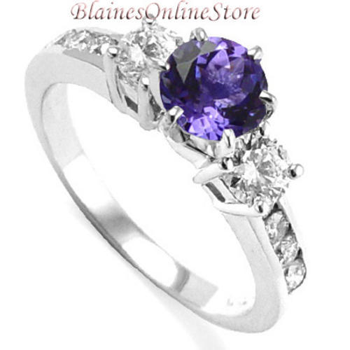 purple sapphire engagement rings