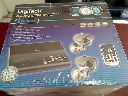 dvr security system with audio