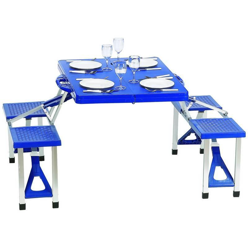 folding resin picnic table