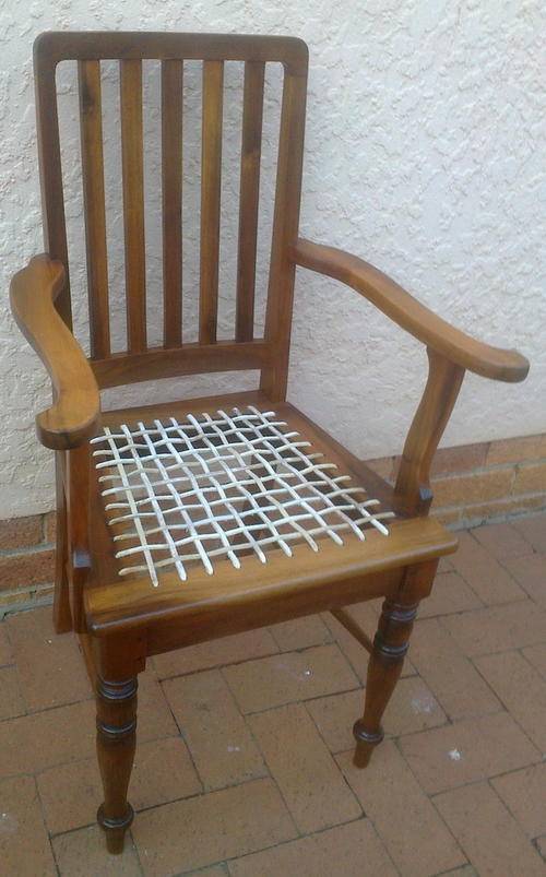 Chairs, Stools & Footstools Vintage STINKWOOD RIEMPIES ARMCHAIR (See