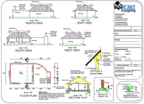 Building Plans LAPA With Braai 5 5 6 3 Was Sold For R100 00 On 29 
