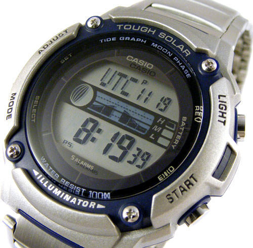 how to change time on casio tough solar illuminator