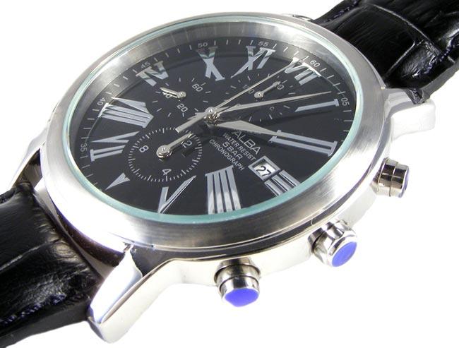 Men S Watches Alba By Seiko Executive Gents Roman Chronograph Please Note That Alba Watches Are Not Manufactured By Seiko Instruments Usa Manufacturers Of Lorus But Watch Corporation In An