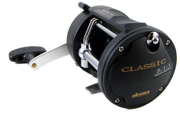 okuma classic pro cL 302L salt water casting reel new