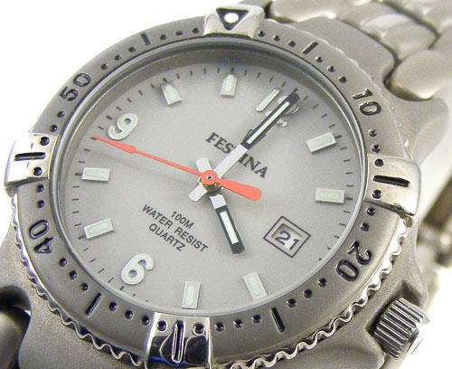 festina titanium watch