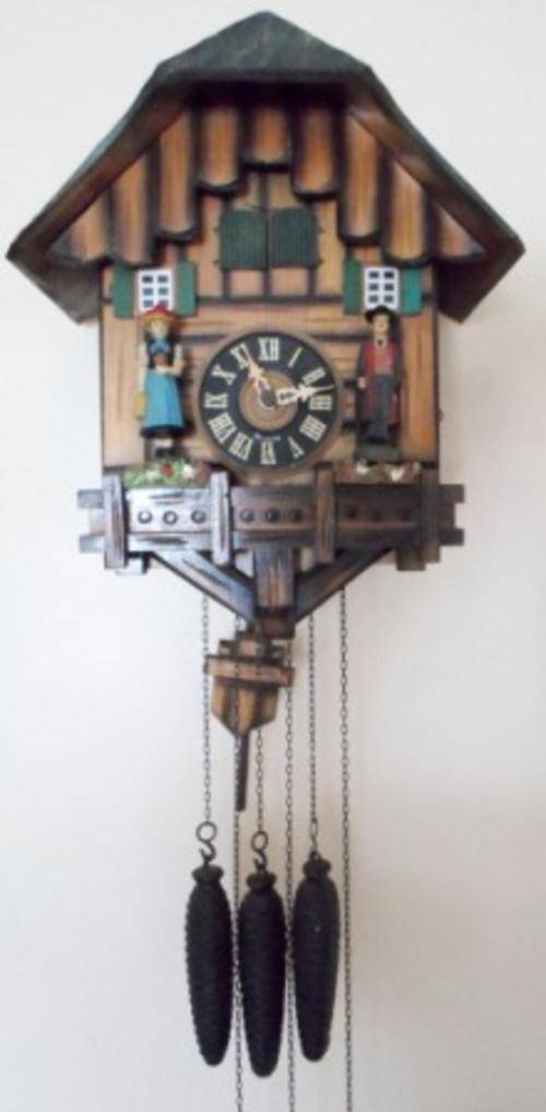 Cuckoo & Wall Clocks WOW!! LARGE VINTAGE GEBR KUNER MECHANICAL